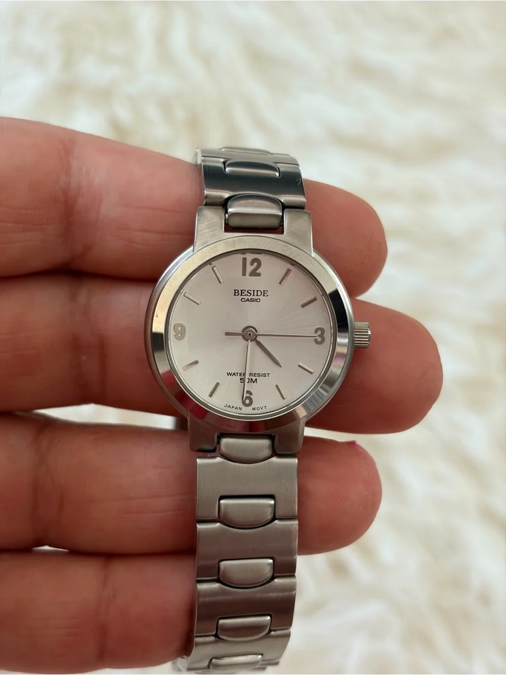 Casio sleek stainless